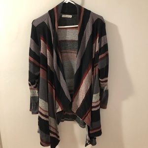 Striped cardigan/kimono